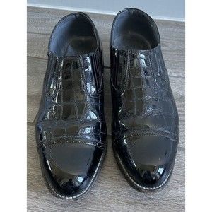 Luxury Handmade Genuine Leather Goodyear Welted Wingtip Formal Shoes Size 10 EE